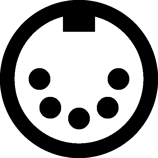 MIDI In/Out Connection icon